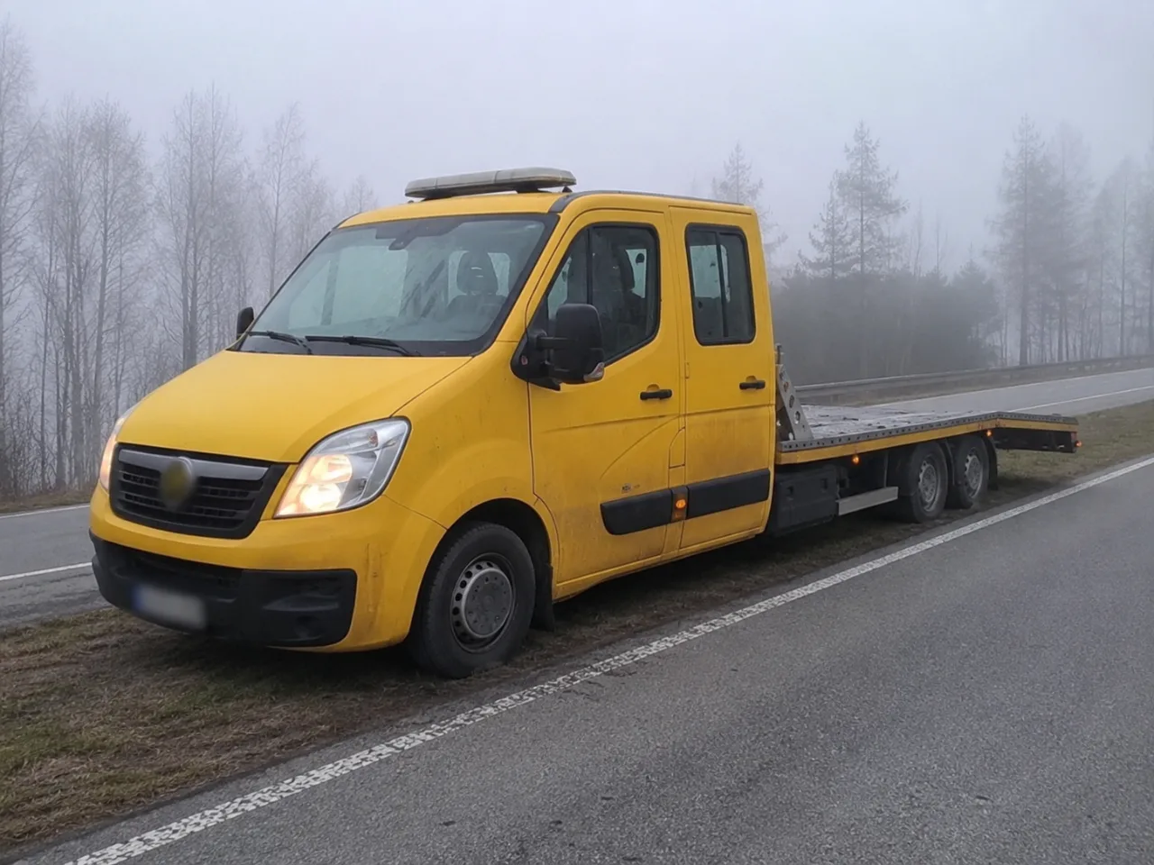 Laweta GREG-HOL gotowa do wyjazdu – pomoc drogowa Leszno