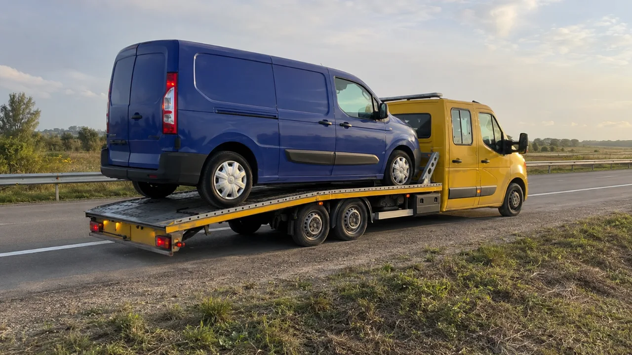 Transport busa z drogi krajowej – pomoc drogowa Leszno